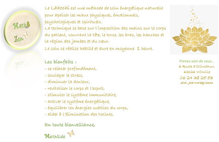 Bienfaits Lahochi